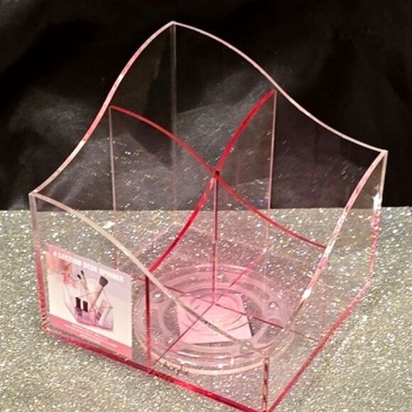 At Home Acrylic 4-Section Spinner Organizer - Picture 3 of 7